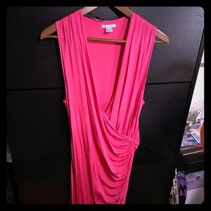 Hot Pink Silky Dress